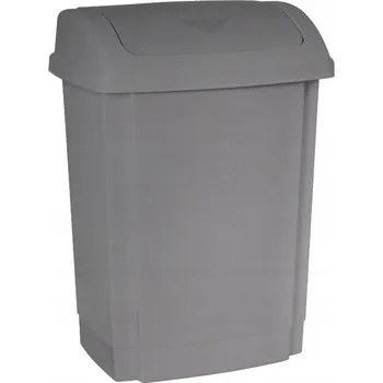 Odpadkový koš Odpadkový koš Plast Team Swing 10 l šedý