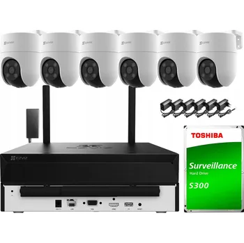 IP kamera Sada pro IP WiFi Monitorování EZVIZ 6x H8C 2K+ 4 MP Aplikace Auto Tracking