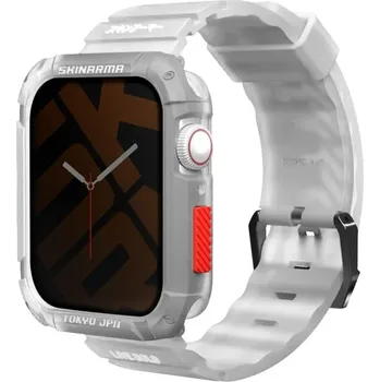 Řemínek na hodinky Řemínek SKINARMA pro Apple, šedý