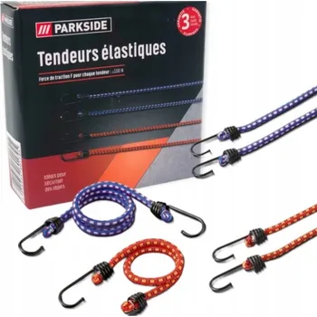 autokoberec LANKA GUMOVÁ POPRUHY PRO UPEVNĚNÍ ZAVAZADEL HÁČKY SADA