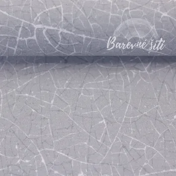 Teplákovina Linky na šedé (E) 0,75m/ks (Teplákovina z kolekce Unisex)