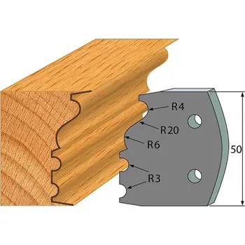 Příslušenství k frézce "IGM profil 513 - pár omezovačů 50x4mm SP"