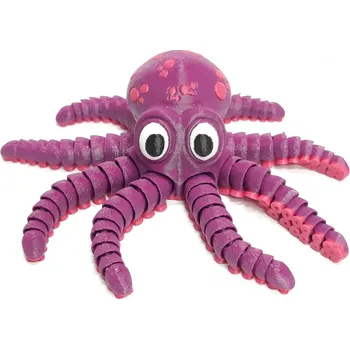 Figurka CHOBOTNICE velká special petG Barva: fialovo-růžová, Velikost: Special 25-40g