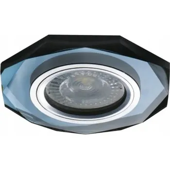 Kanlux MORTA OCT-B Skleněné stropní svítidlo zapuštěné, černé