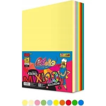 Kancelářský papír Kancelářský papír A4 500 listů 80g, 10 barev - mix - Pastello