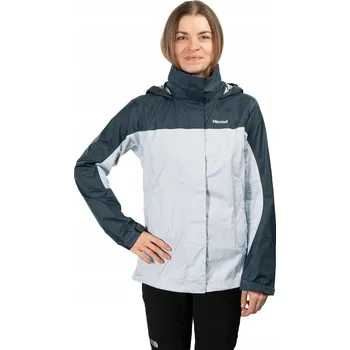 Moto bunda MARMOT Dámská treková bunda Precip Eco Women šedá s