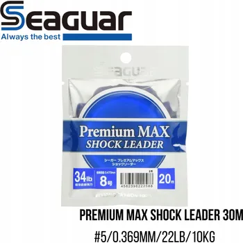 Vlasec fluorocarbon Seaguar Premium Max Shock Leader #5/0,369 mm/10 kg (30 m)