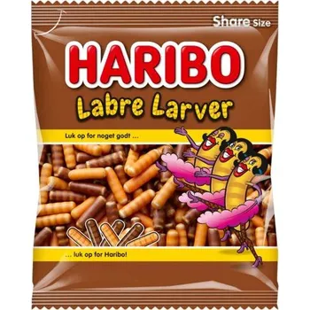 Bonbon Haribo Labre Larver 325g