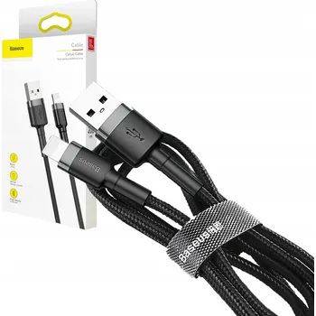 Datový kabel Kabel Baseus USB - Apple Lightning 1 m černý