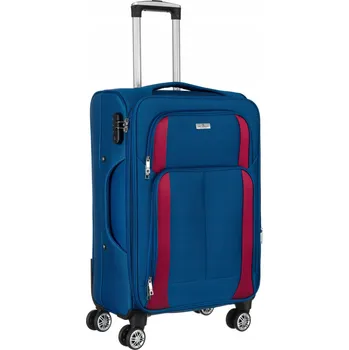 Peterson Velký měkký kufr polyester PTN 5209-L BLUE-BURG 90 l