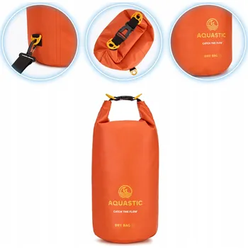 Vodácký pytel Vodotěsný vak AQUASTIC Dry Bag 13 l oranžový