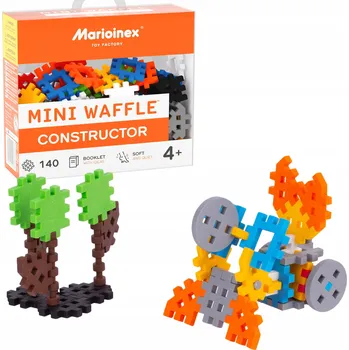 ostatní stavebnice Sada kostek Marioinex Mini Waffle 140 dílů plastová od 3 let