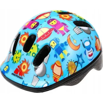 Cyklistická přilba DĚTSKÁ NASTAVITELNÁ CYKLISTICKÁ PŘILBA METEOR MV6-2 XS 44-48cm SPACE