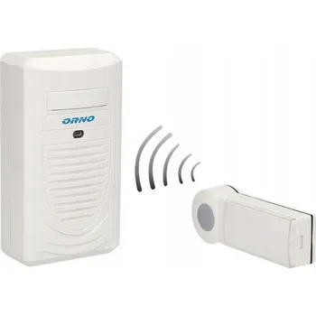 Domovní zvonek Bezdrátový zvonek Orno s dosahem 100 m a hlasitostí 80 dB