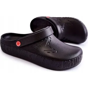 Pracovní obuv Pánské Pantofle gumové pantofle do bazénu na pláž Big Star II175001 Černá 46