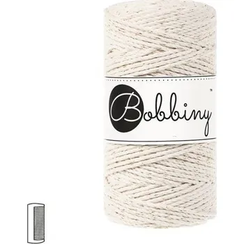 Příze Bobbiny Macramé příze Regular 3PLY 3mm Golden natural