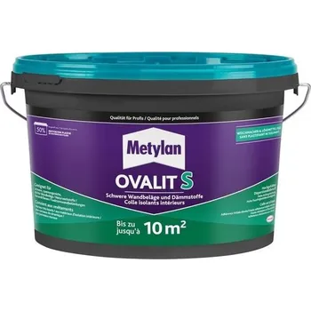 Zahradní dekorace Metylan Ovalit S Speciální lepidlo na tapety, připravené k použití, plněné lepidlo na tapety pro