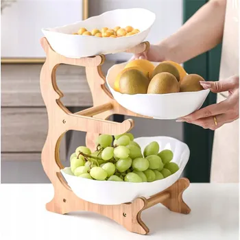 Obraz Koš na ovoce bambusový hnědý