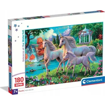 Puzzle 180dílné Puzzle Jednorožci 29794 Clementoni