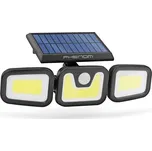 LED Solární reflektor se senzorem 3xLED/3,3W/5V IP65