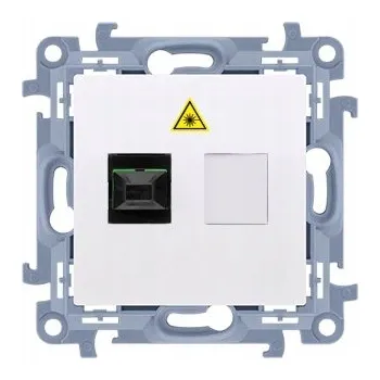 Elektrická zásuvka Internetová zásuvka nástěnná Kontakt-simon bílá