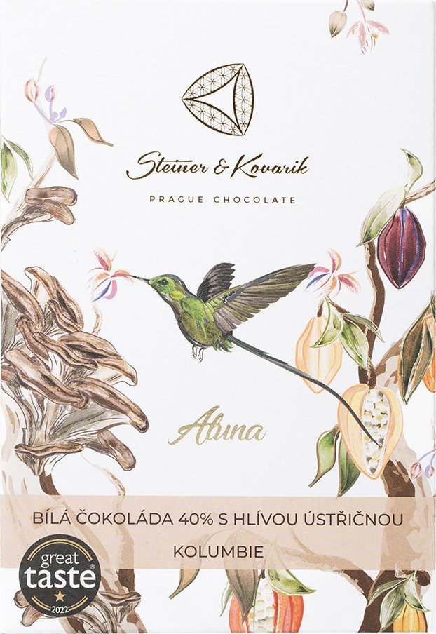 Čokoláda Aluna s hlívou ústřičnou
