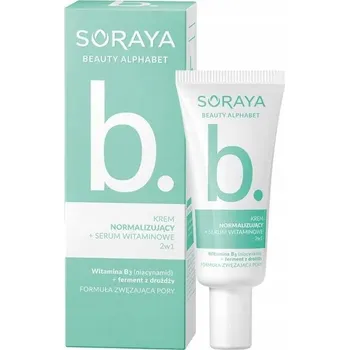 Pleťové sérum Soraya Beauty Alphabet Matující Krém Normalizační Sérum s Nikotinamid 30 ml