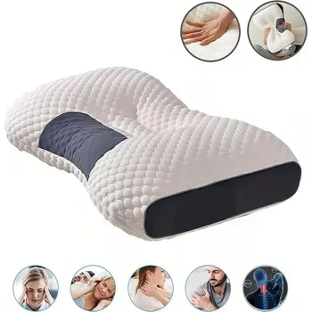 Polštář Ergonomický polštář pod krk absorbující pot. Pohodlný polštář na spaní.