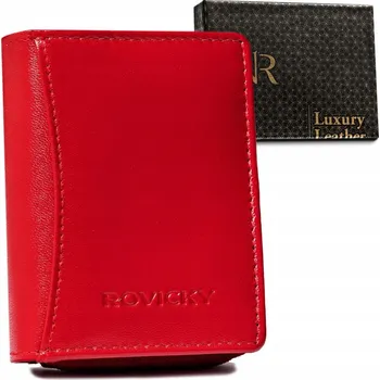 Peněženka Rovicky dámská peněženka z pravé kůže červená