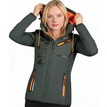 Dámská softshellová bunda Geographical Norway dámská softshellová bunda s kapucí Geographical Norway REINE, velikost L