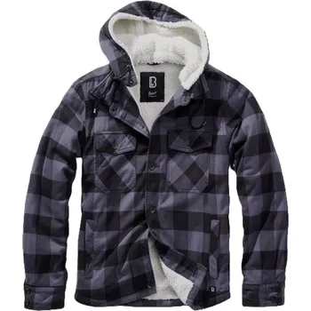Bunda LUMBER s kožíškem a kapucí ČERNO/ŠEDÁ Bunda LUMBER s kožíškem a kapucí ČERNO/ŠEDÁ vel. 6XL