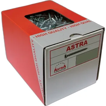 Vrut ASTRA Vrut do dřeva 6x70 pozink 200 ks PZ2