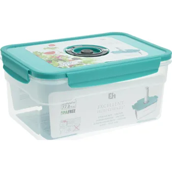 Dóza na potraviny EH Excellent Houseware Skleněná nádoba na potraviny s víkem