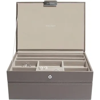 Šperkovnice Stackers, Šperkovnice Stackers dvojitá classic, hnědá - Formadore