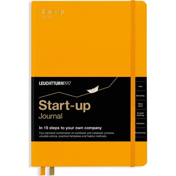 Diář Leuchtturm 1917, Notes Start-up Journal A5, oranžový - Formadore