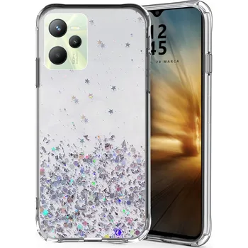 Pouzdro na mobilní telefon Zadní Kryt BBE pro realme C35 stříbrný