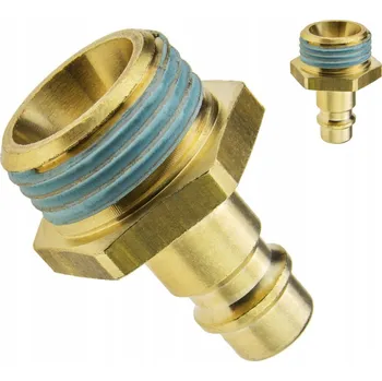 Příslušenství ke kompresoru Pneumatická rychlospojka, zástrčka 1/2" vnější závit RQS pro vzduch