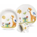 Jídelní dětská sada ŽIRAFA 3 díly