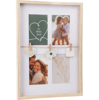 Rám na obraz Home Styling Collection Fotorámeček s dekorací, 31 x 27 x 43,5 cm