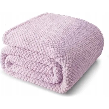 Dětská deka WHALE FLOTILLA Plyšová deka Měkká a Teplá 130x170 cm Fialová