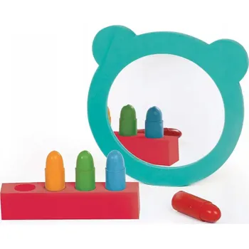 Sada s medvídkovým zrcátkem LUDI Barevná Koupel