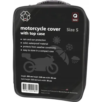 Moto bunda Motocyklová Plachta / Obal s Prostorem pro Kufr Velikost S