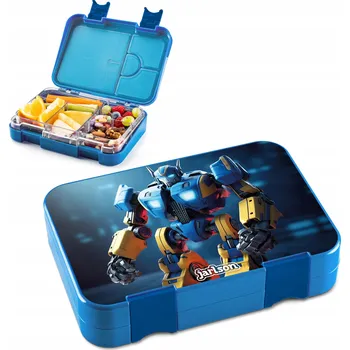 Svačinový box Dětský obědový Krabička JARLSON s přihrádkami