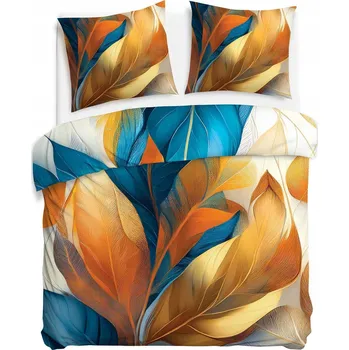 Povlečení Sada povlečení 160x200 BAVLNA BAVLNA digitální potisk barevný list