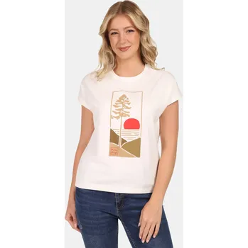 Dámské tričko Dámské bavlněné tričko Kilpi JERSIE-W bílá 42