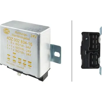 Ventilátor topení a klimatizace Relé blinkrů Hella 4DZ 002 834-162
