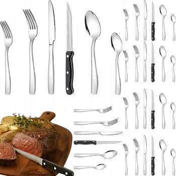 Příbor PŘÍBORY SADA PŘÍBORŮ SOUPRAVA 36 ks pro 6 osob Vidličky, lžíce