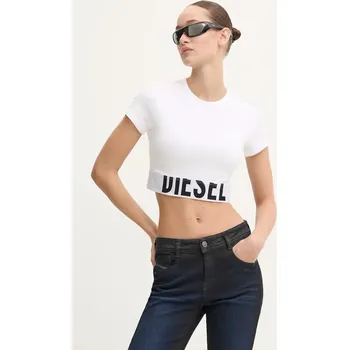 Pánské oblečení Tričko Diesel UFSB-COTTON-RACE-BRALETTE A14593.0HMAU bílá 00X, vel. XS