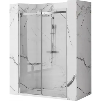 Sprchové dveře Sprchové dveře posuvné transparentní Nixon 140 chromové provedení, pravé Sklo Rea