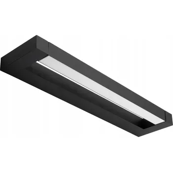 Nástěnné svítidlo Koupelnové nástěnné svítidlo nad zrcadlo LED černé podlouhlé 60 cm IdeaLED